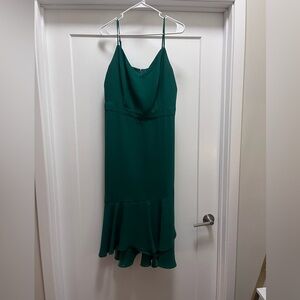 Banana republic green midi dress